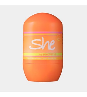 Hunca SHE IS HAPPY ����������-�������������� roll-on ��� ������ 40 ��